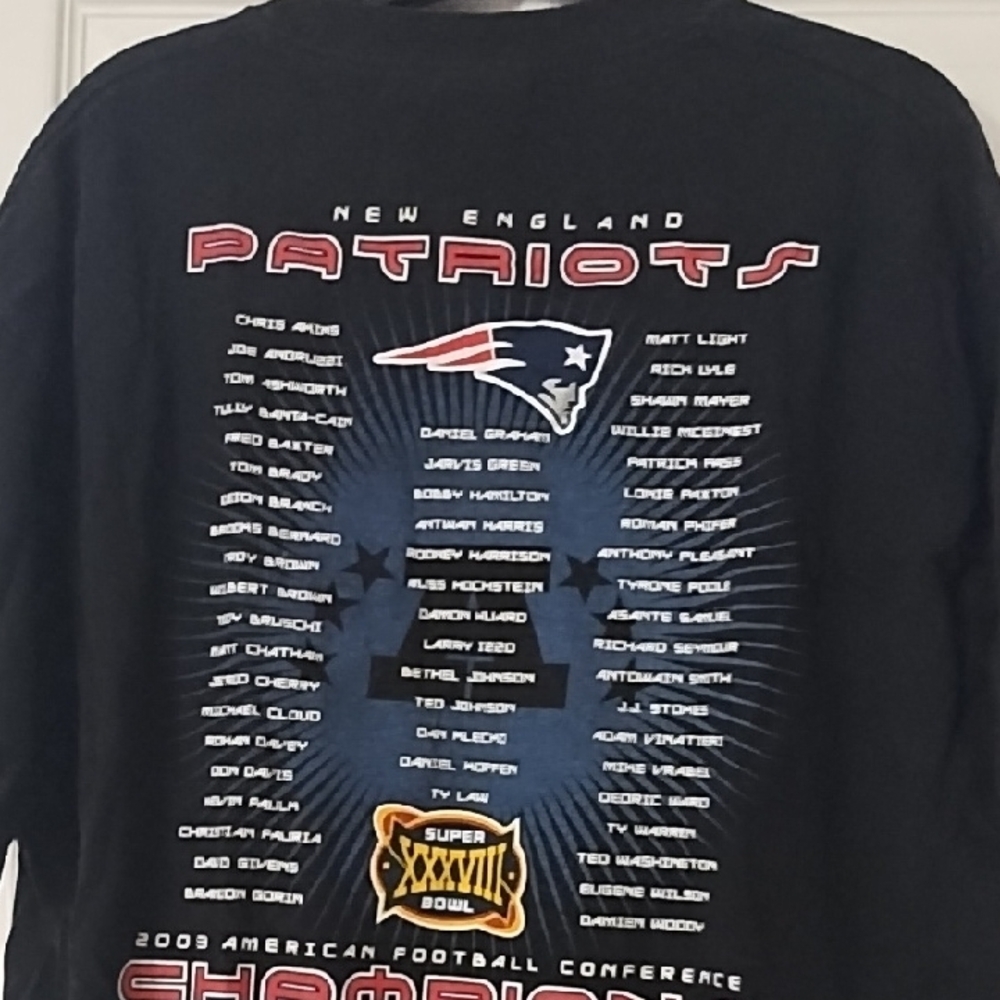 NFL Patriots Championship Black Short Sleeve Tee - Picture 2 of 2